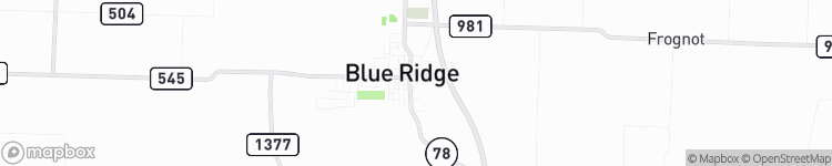Blue Ridge - map