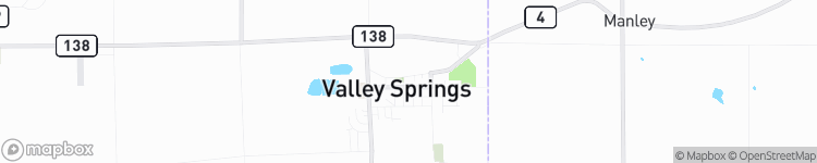 Valley Springs - map