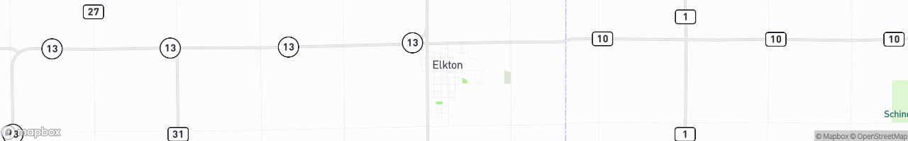 Elkton - map