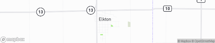 Elkton - map