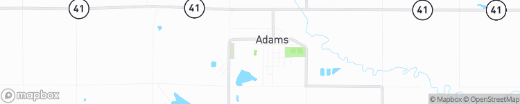 Adams - map