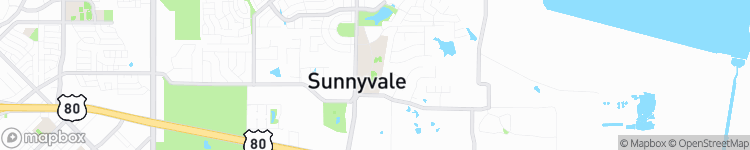 Sunnyvale - map