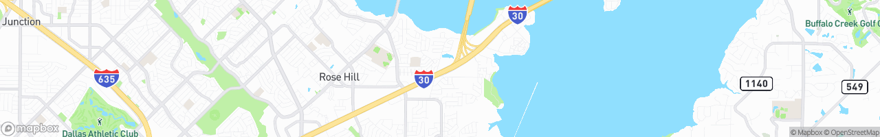 I-30 Truck Stop - map