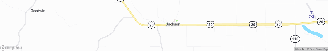 Jackson Express - map