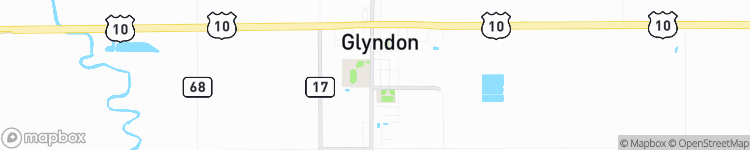 Glyndon - map