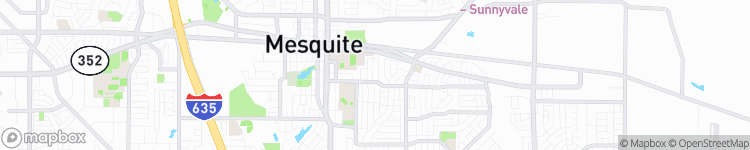 Mesquite - map