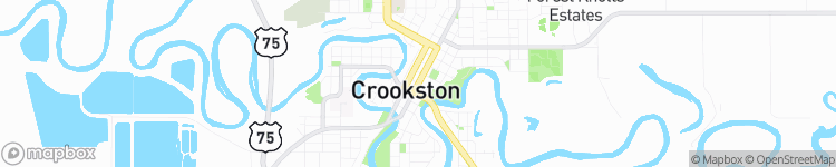Crookston - map