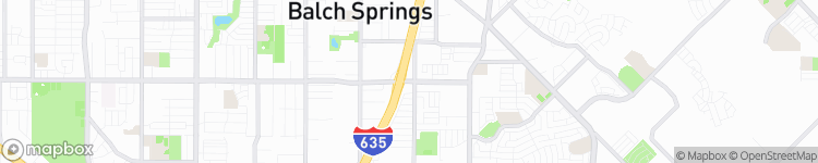 Balch Springs - map