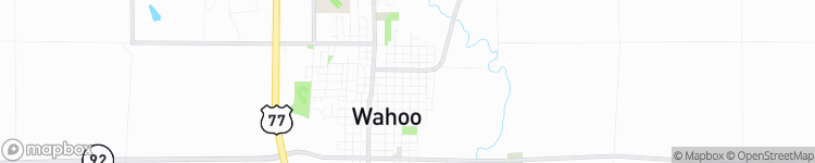 Wahoo - map
