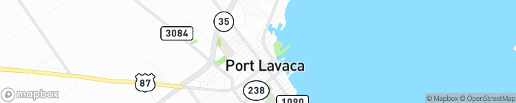 Port Lavaca - map