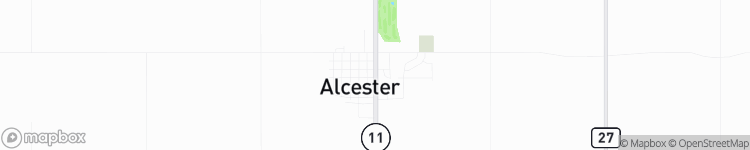 Alcester - map