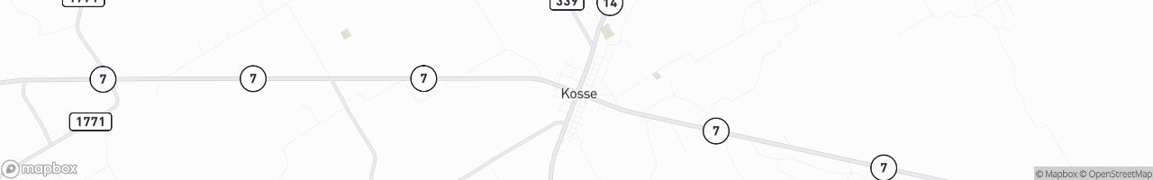 Kosse Country Store - map