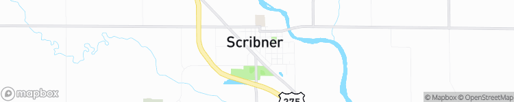 Scribner - map