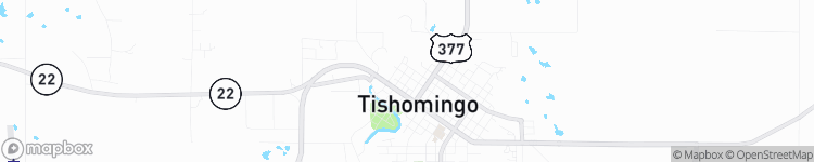 Tishomingo - map