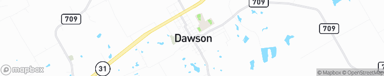 Dawson - map