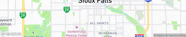 Sioux Falls - map