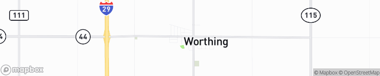 Worthing - map