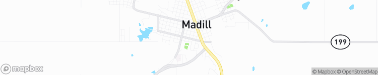 Madill - map