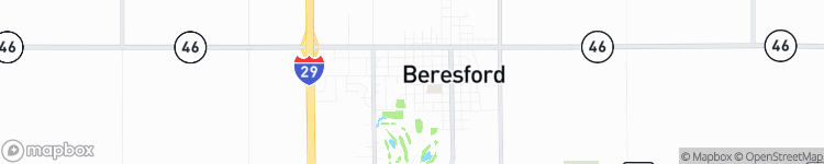 Beresford - map