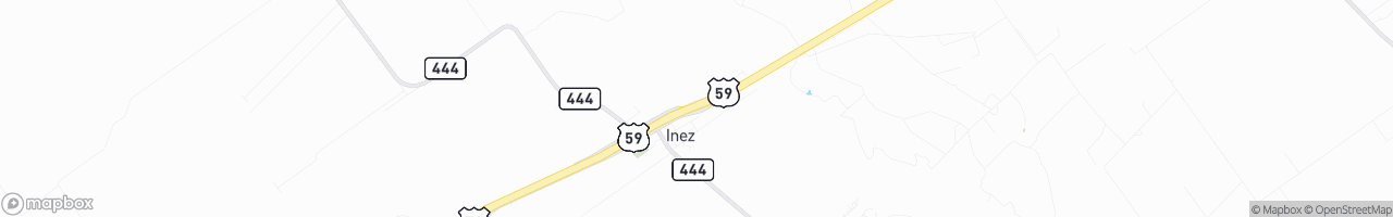 Weigh Station Inez NB - map