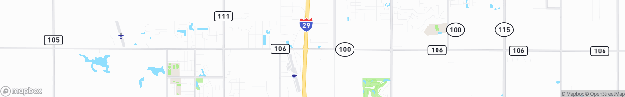 Larry's I-29 Truck Plaza - map