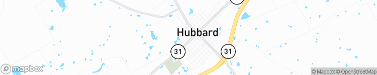 Hubbard - map