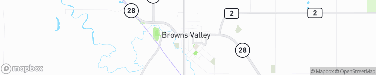 Browns Valley - map