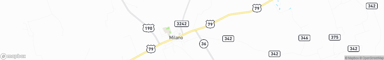 Milano Truck Plaza - map