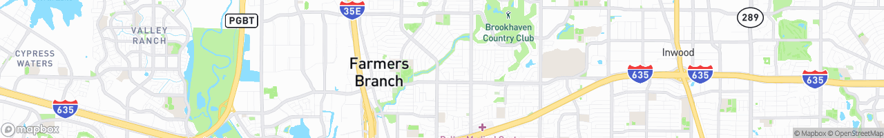 Farmers Branch - map