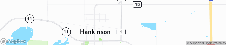 Hankinson - map