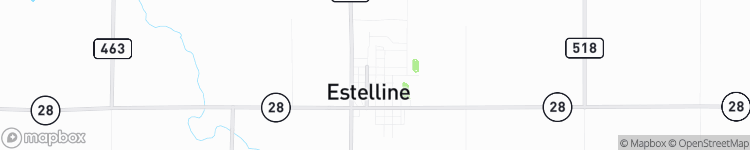 Estelline - map