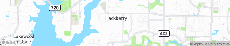Hackberry - map