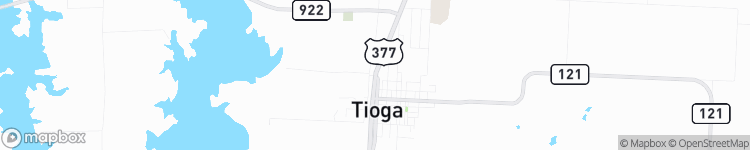 Tioga - map