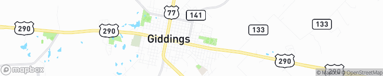 Giddings - map
