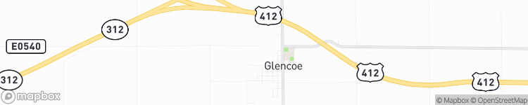 Glencoe - map