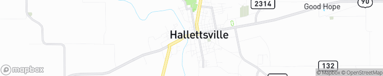 Hallettsville - map
