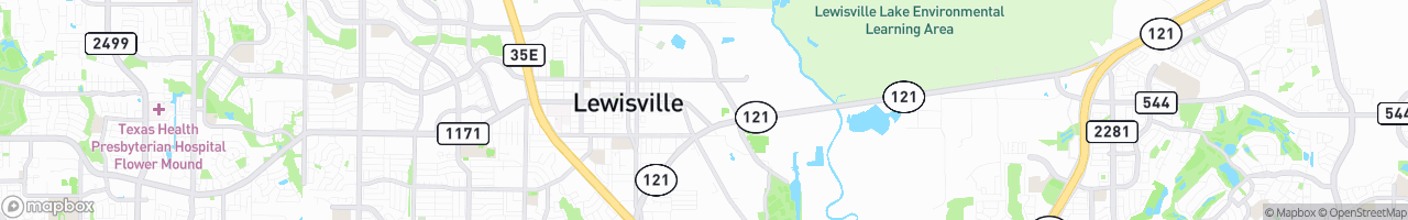 Lewisville - map