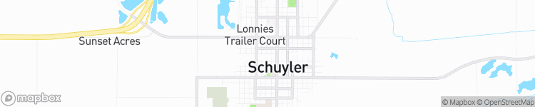 Schuyler - map
