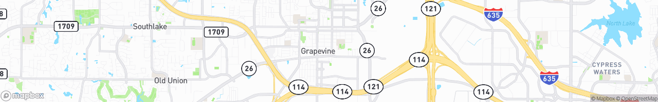 Grapevine - map