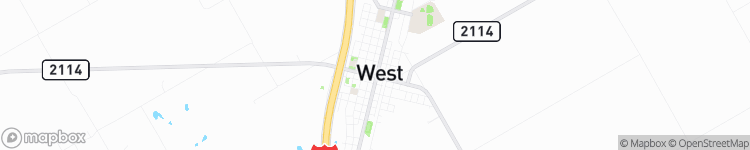 West - map
