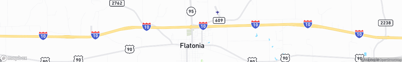 Flatonia Travel Center - map
