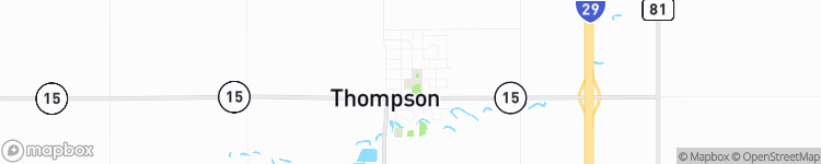 Thompson - map