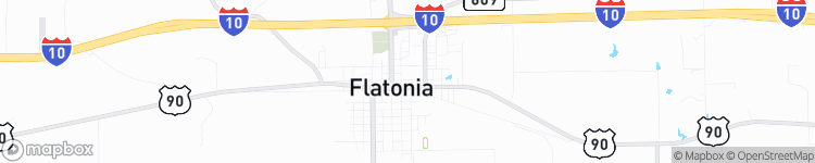 Flatonia - map