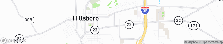 Hillsboro - map