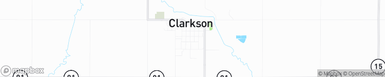 Clarkson - map