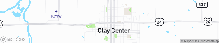 Clay Center - map