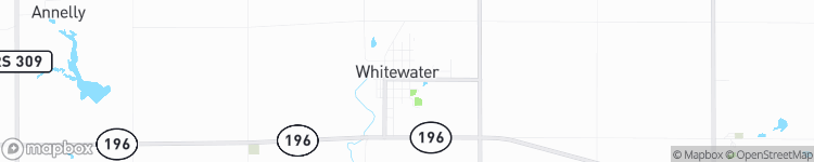Whitewater - map