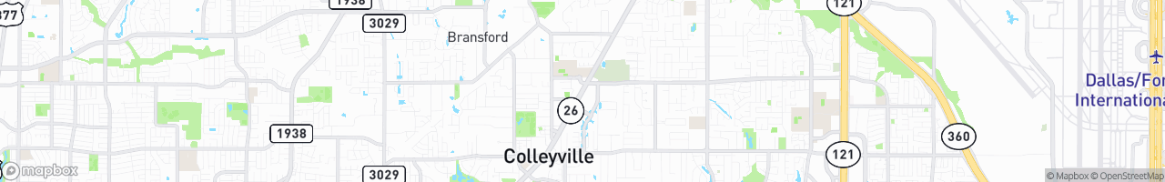 Colleyville - map