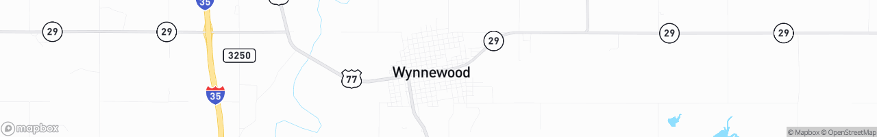 Wynnewood - map
