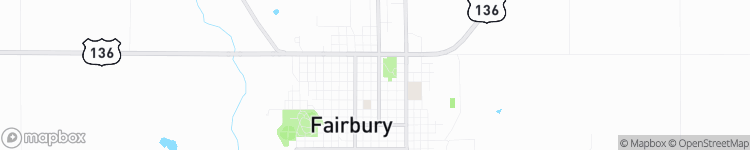 Fairbury - map